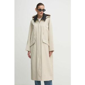 Barbour palton X Alexa Natalie Trench Coat femei, culoarea bej, de tranziție, LWB0907 imagine