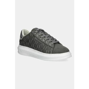 Karl Lagerfeld sneakers din nubuc KAPRI MENS culoarea gri, KL52547K imagine