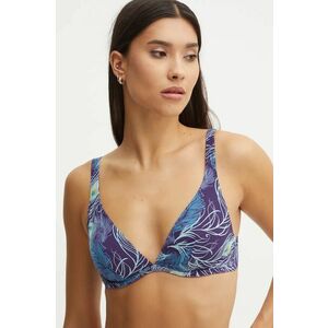 Vilebrequin sutien de baie FAITHFUL culoarea violet, cupa moale, FTFAH160 imagine