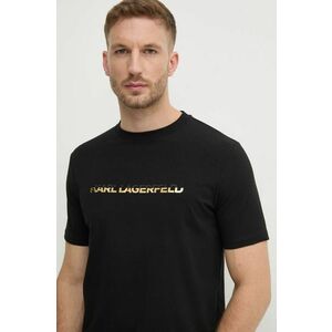 Karl Lagerfeld tricou bărbați, culoarea negru, cu imprimeu, 755462.551235 imagine