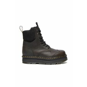 Dr. Martens bocanci de piele Zebzag 8 Tie femei, culoarea gri, cu platforma, izolare usoara, DM32116733 imagine