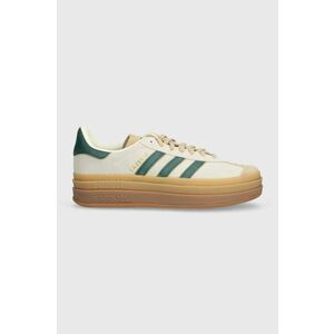 adidas Originals sneakers din piele întoarsă Gazelle Bold culoarea bej, ID7056 imagine