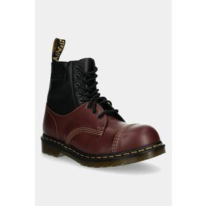 MM6 Maison Margiela ghete de piele MM6 Maison Margiela x Dr. Martens bărbați, culoarea bordo, SH3WU0008.P8029 imagine