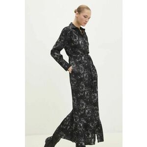 Answear Lab rochie culoarea negru, maxi, evazati imagine