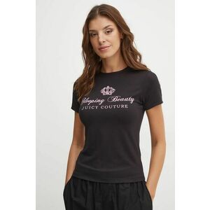 Juicy Couture tricou de pijama BINKY PYJMATOP culoarea negru, JCLCT224501 imagine