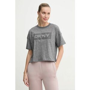 Dkny tricou din bumbac femei, culoarea gri, DP4T1040 imagine