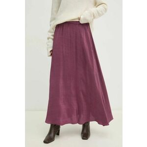 Hoss Intropia fusta culoarea violet, maxi, evazati, 8428066 imagine