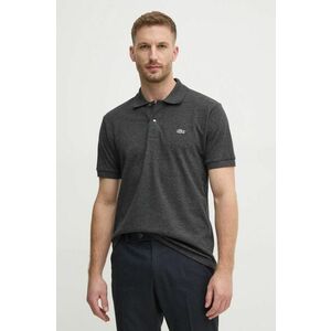 Lacoste polo de bumbac culoarea gri, neted, PH3518 imagine