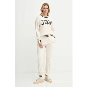 Fila trening din bumbac culoarea bej, FPW4184 imagine