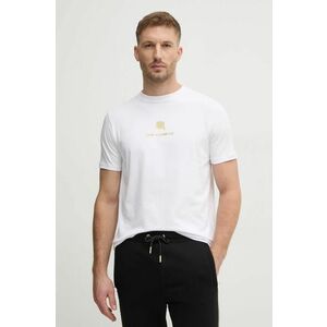 Karl Lagerfeld tricou barbati, culoarea alb, cu imprimeu, 755461.551235 imagine