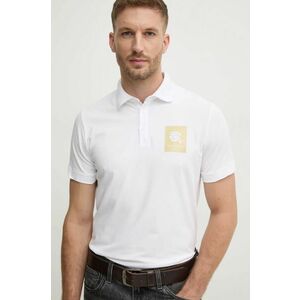 Karl Lagerfeld tricou polo barbati, culoarea alb, cu imprimeu, 745460.551235 imagine