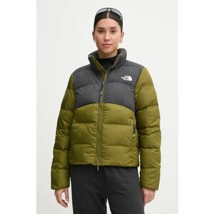 The North Face geaca Saikuru femei, culoarea verde, de iarna, NF0A89JDWOG1 imagine