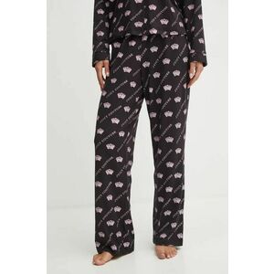 Juicy Couture pantaloni de pijama NOLAN PYJAMA BOTTOMS femei, culoarea negru, JCLPB224502 imagine