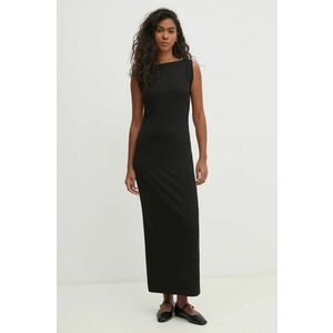 Pedro del Hierro rochie culoarea negru, maxi, mulata, 6198622 imagine