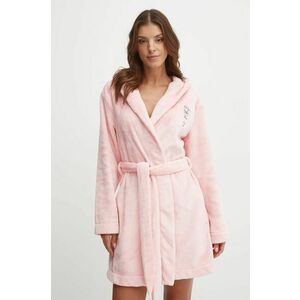 Juicy Couture halat HOODED ROBE culoarea roz, JCLRB224505 imagine