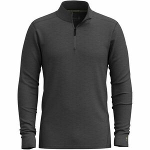 Smartwool CLASSIC A-S MERINO BL 1/4 ZIP Tricou de corp pentru bărbați, gri închis, mărime imagine