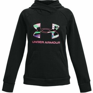 Under Armour RIVAL FLEECE BL HOODIE Hanorac fete, negru, mărime imagine