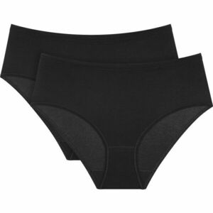 TRIUMPH SENSE OF COTTON MIDI 2P Chiloți pentru femei, negru, mărime imagine