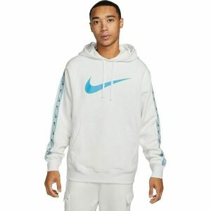 Nike NSW REPEAT SW FLC PO HOOD BB Hanorac pentru bărbați, alb, mărime imagine