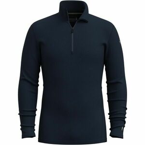 Smartwool CLASSIC THERMAL MERINO BL 1/4 ZIP Tricou termic bărbați, albastru închis, mărime imagine