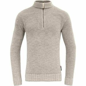 Devold BISPEN WOOL ZIP NECK Pulover de lână pentru bărbați, gri, mărime imagine