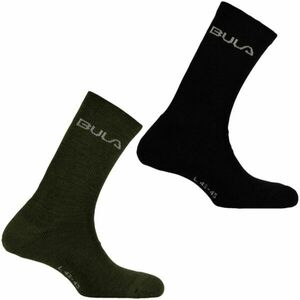 Bula 2PK WOOL SOCK Șosete bărbați, negru, mărime imagine