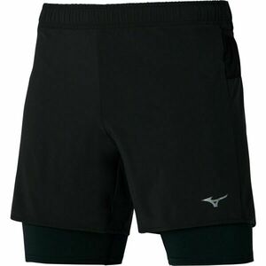 Mizuno ER 5.5 2IN1 SHORT Șort de sport bărbați, negru, mărime imagine