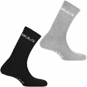 Bula 2PK WOOL SOCK Șosete bărbați, negru, mărime imagine