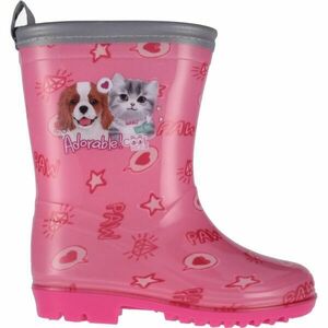 PERLETTI RAIN BOOTS Cizme de cauciuc copii, roz, mărime imagine