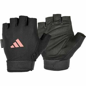 adidas ESSENTIAL ADJUSTABLE GLOVES W Mănuși de antrenament cu greutăți pentru femei, negru, mărime imagine