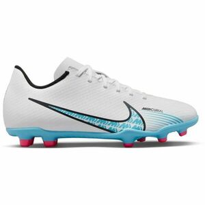 Nike JR MERCURIAL VAPOR 15 CLUB FG/MG Ghete de fotbal copii, alb, mărime 35.5 imagine