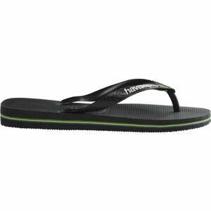 HAVAIANAS BRASIL LOGO Șlapi unisex, negru, mărime 43/44 imagine