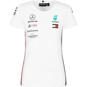 Tricou femei Mercedes Mapm Rp Driver T-shirt 141191041-200, L, Alb imagine