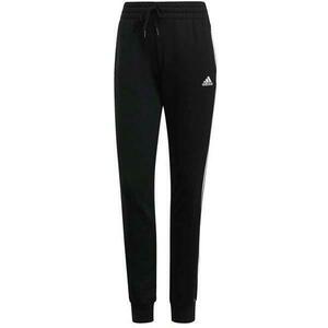 Pantaloni femei adidas Wms French Terry Logo Pants 3 Stripes GM8733, L, Negru imagine