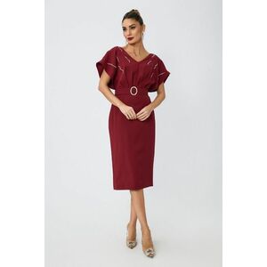 Rochie de ocazie Leonna Bordo imagine