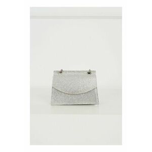 Clutch elegant de ocazie din strasuri argintiu imagine