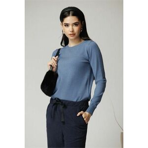 Bluza din tricot bleu imagine