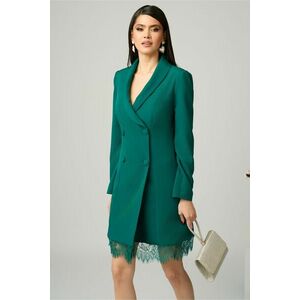 Rochie verde eleganta cu dantela imagine