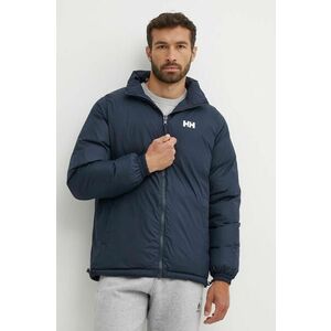 Helly Hansen geacă cu două fețe YU 23 REVERSIBLE PUFFER bărbați, culoarea bleumarin, de iarnă 54060 imagine