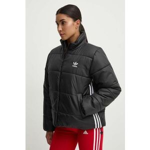 adidas Originals geacă Adicolor Puffer femei, culoarea negru, de iarnă II8455 imagine