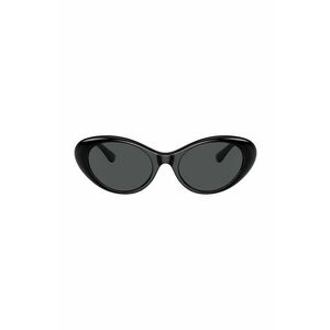 Versace ochelari de soare femei, culoarea negru imagine