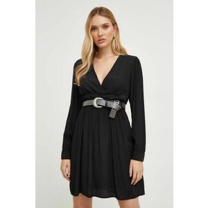 Answear Lab rochie culoarea negru, mini, evazati imagine