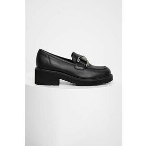 Answear Lab mocasini de piele femei, culoarea negru, cu platforma imagine