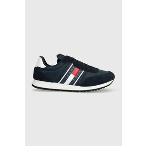 Tommy Jeans sneakers TJM RUNNER CASUAL ESS culoarea albastru marin, EM0EM01351 imagine