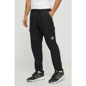 adidas Originals pantaloni de bumbac culoarea negru, cargo IT8175 imagine