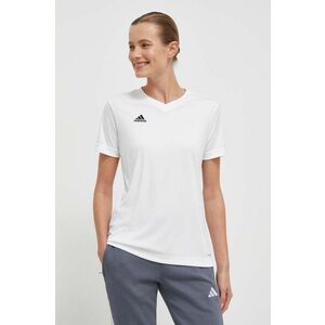 adidas Performance tricou de antrenament Entrada 22 culoarea alb HC5074 imagine