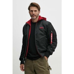 Alpha Industries geacă bomber MA-1 D-Tec SE bărbați, culoarea negru, de tranziție 133104.94 imagine