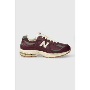 New Balance sneakers din piele 2002 culoarea bordo imagine