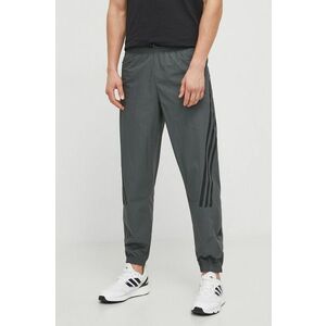 adidas pantaloni de trening culoarea verde, cu imprimeu IR9238 imagine