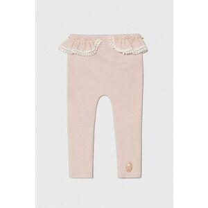 Jamiks leggins bebe culoarea roz, neted imagine